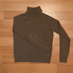 Knit Raglan Sleeve Turtleneck Sweater